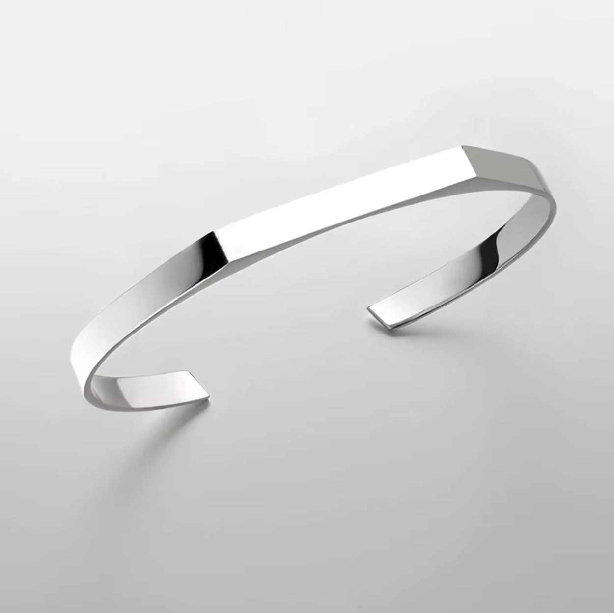 BRACELET MANCHETTE HEPTAGONE POLI