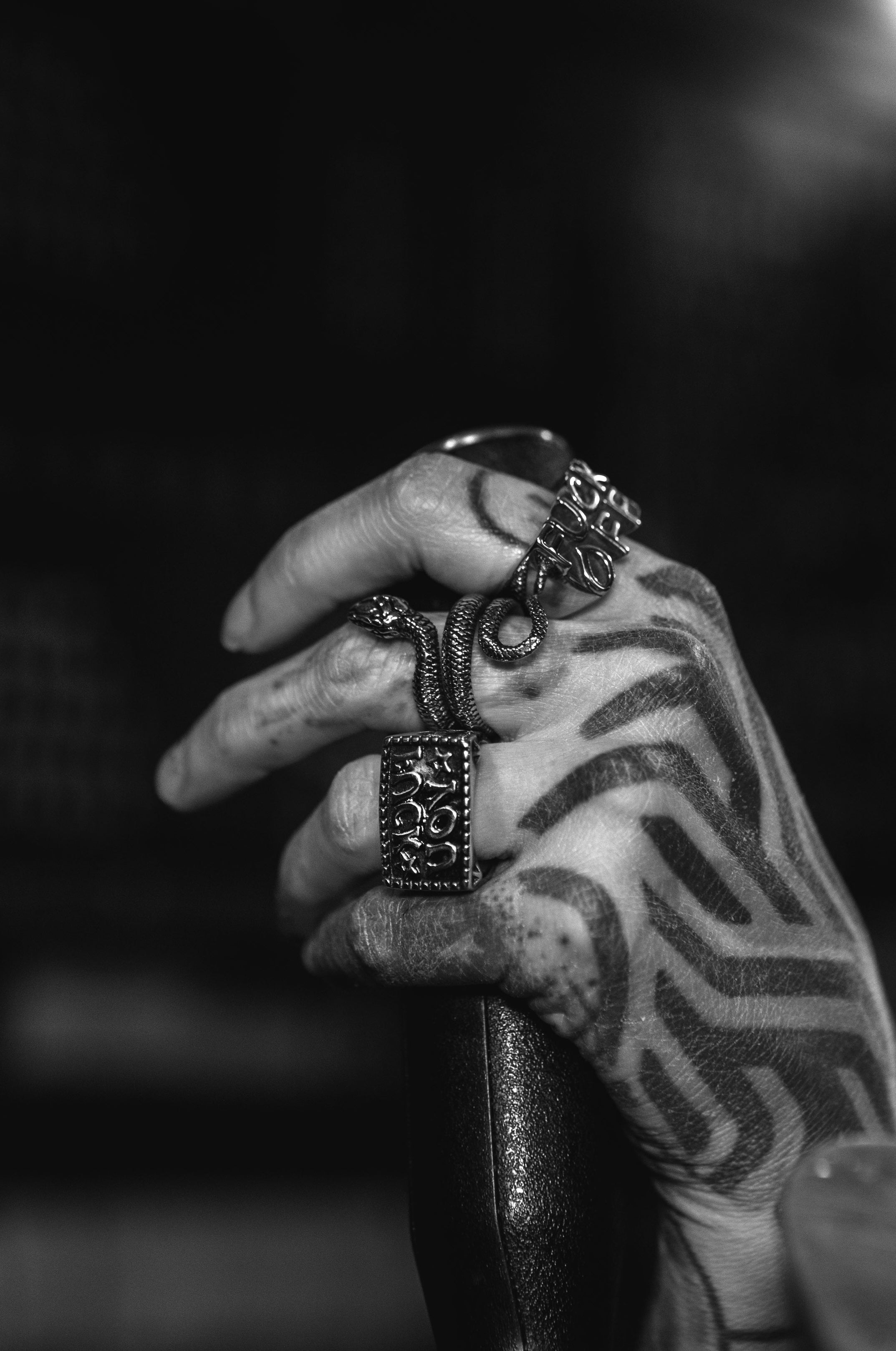 Bague Serpent Enroulée