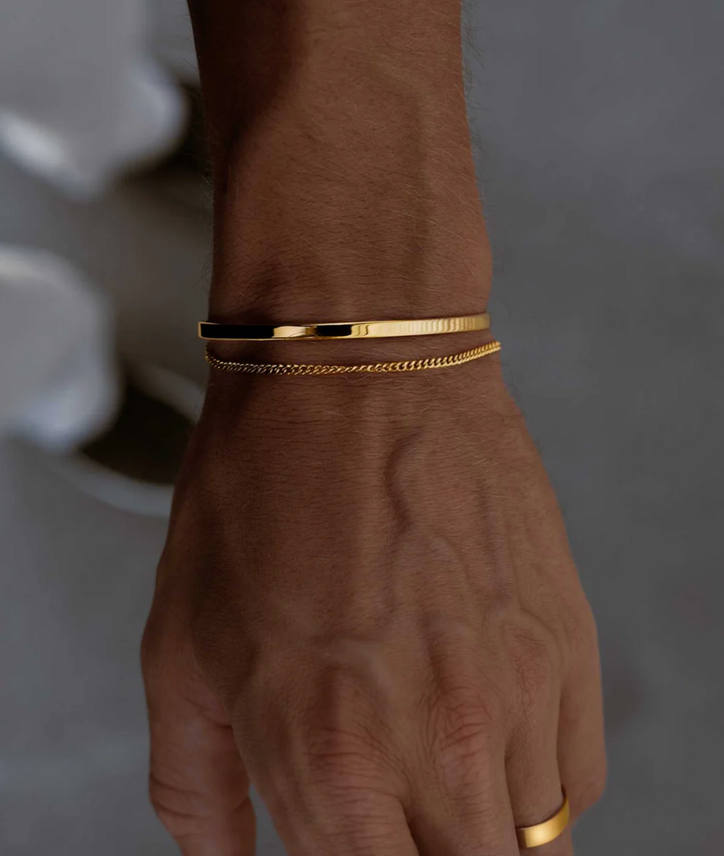 Bracelet Manchette Minimal – Élégance Ajustable